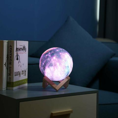 Luminária de Lua 3D