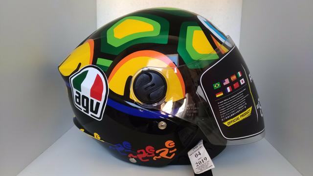 Capacete liberty3 estilo Agv tartaruga - Foto 3