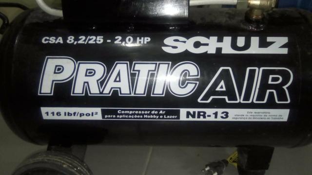 Compressor de ar (2Hp)R$500,00