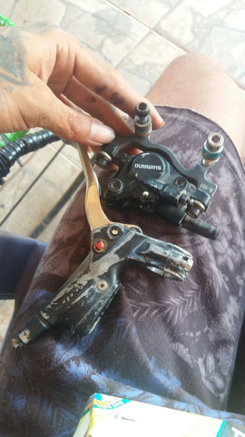 Freio hidráulico shimano top