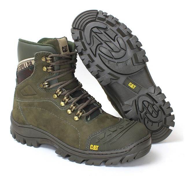 Bota Caterpillar - Coturno em Couro Legítimo