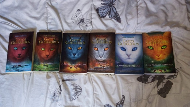 Vendo ou troco coleção de livros Gatos Guerreiros