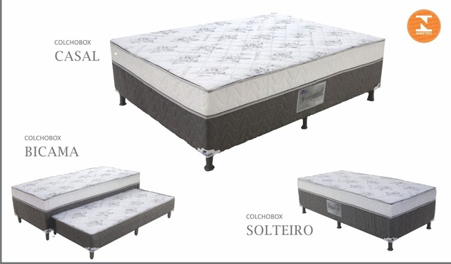 Quarto cama colchão Box casal conjugado - Foto 3
