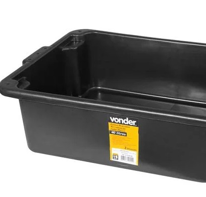 Caixa Plástica Retangular Para Massa 40L Vonder