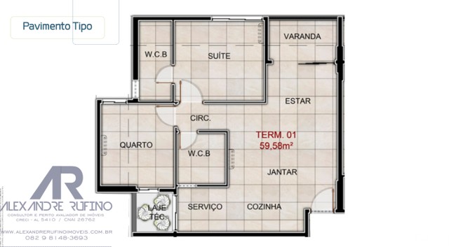 Smart 445, Evolução da Ponta Verde Smart445 2\4 Suíte Varanda Gourmet 53m² Próximo da Orla - Foto 2