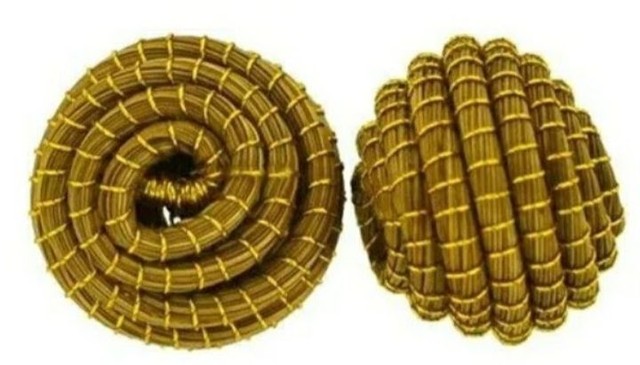 2 Peças de Capim Dourado 