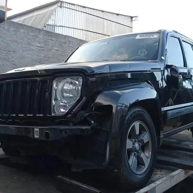 Jeep Cherokee 3.7 2008 Airbag Motor Retrovisor Capo Porta Farol Lantena Sucata - Foto 2