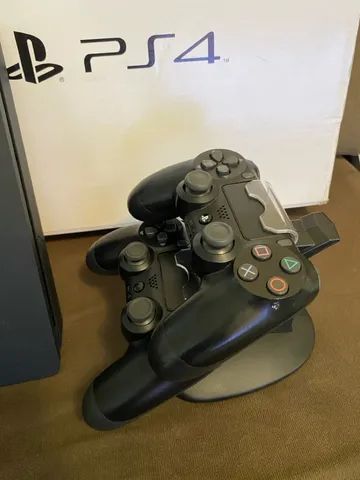 PlayStation 4 slim na caixa+2 controles especiais+jogos em 12X - Videogames  - Taguatinga Sul (Taguatinga), Brasília 1256076022