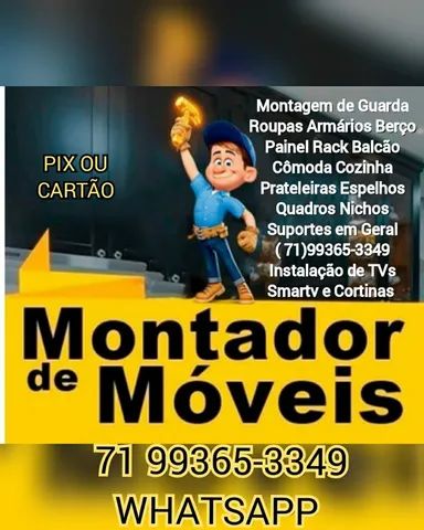 MONTADOR DE MÓVEIS DE EXCELÊNCIA NO PRECINHO 
