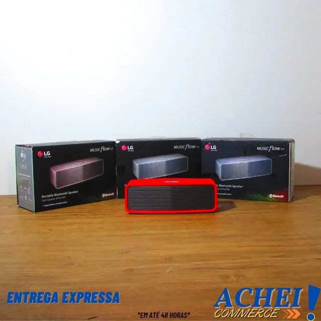 Caixa de Som - LG - Multi Bluetooth Speaker 20W Rms - Vermelho - Novo