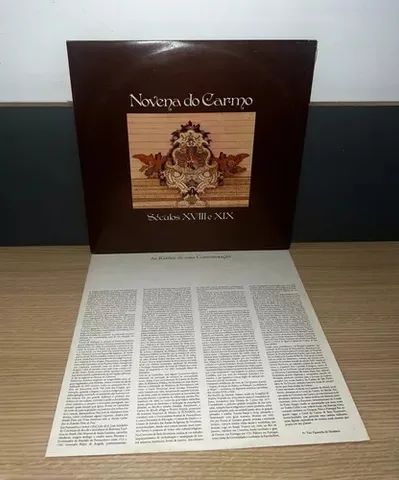 Lp Vinil: Novena Do Carmo Seculos Xviii E Xix - Impecável - Foto 4