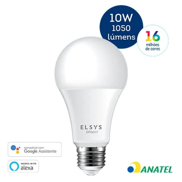 Lâmpada Inteligente LED Elsys EPGG23 9W