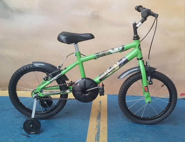 Bicicleta infantil aro 16 - Verde Hulk