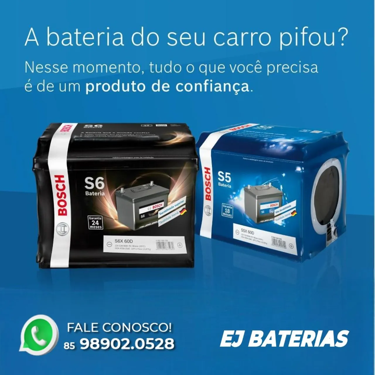 Bateria para carro bosch