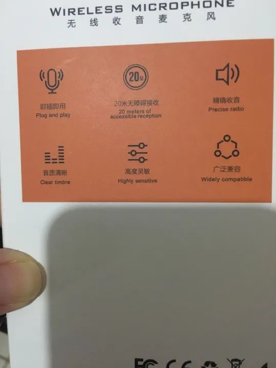 Microfone Sem Fio de Alta Qualidade - Foto 4