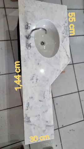Pia mármore branco Espírito Santo - Foto 2