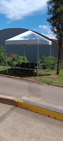Tenda Piramidal 3x3 Tubular a Pronta Entrega!!! - Foto 2
