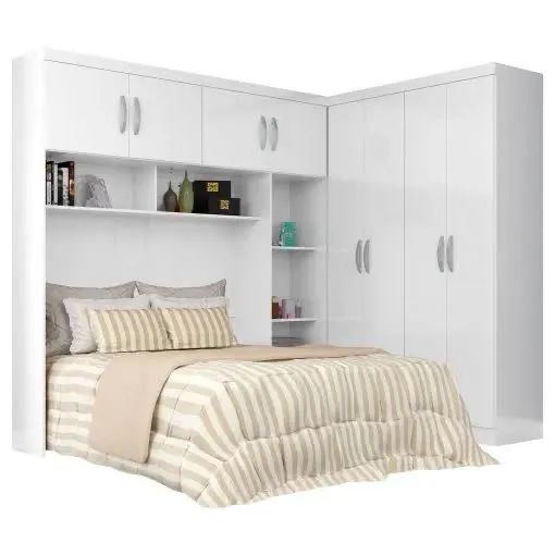 Guarda Roupa Modulado Panam Design Moderno p655