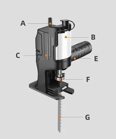 Adaptador serra tico tico para furadeira, serra portátil, broca elétrica para serra elétri - Foto 2