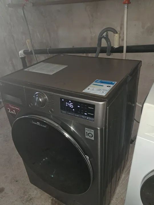 Lava e seca LG direct drive 10.5/7 kg  - Foto 3