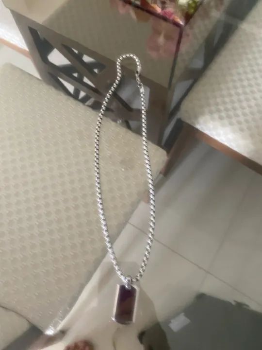 Vende se corrente, aço cirúrgico pouco usada  - Foto 3