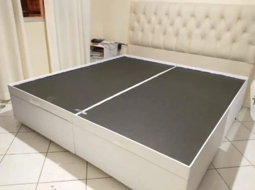 Box King baú (anúncio referente a cama king cabeceira e colchão vendido separado)
