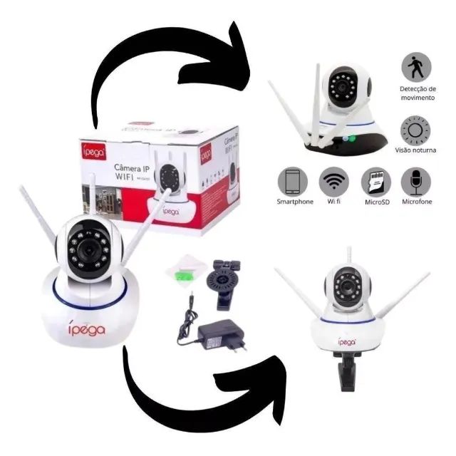 Câmera de Segurança Externa Wifi