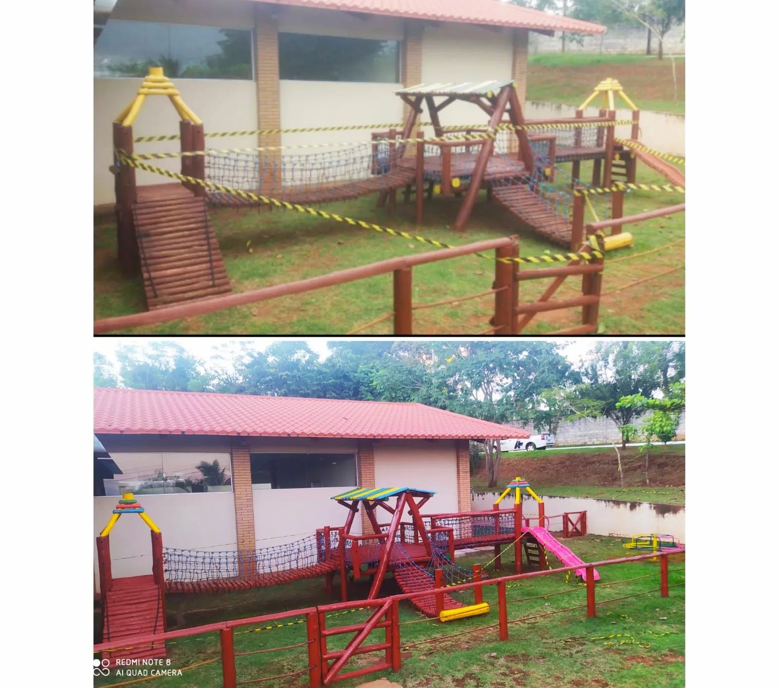 Playground Infantil de Madeira - Novo e Reformado! - Foto 2