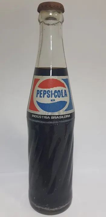 Antiga Garrafa de vidro Pepsi-Cola Lacrada 284ml - Foto 2
