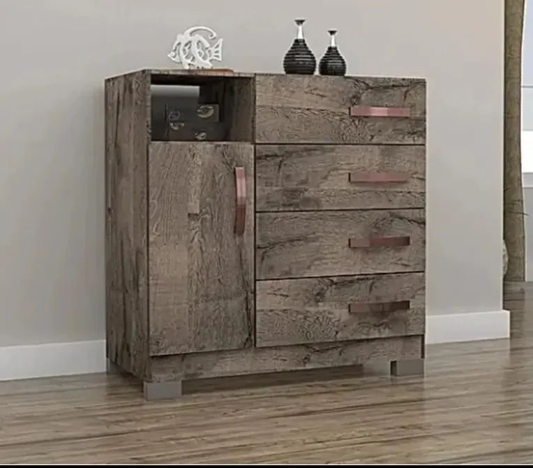 Cômoda modelo rústico para deixar sua casa mais bonita ! 