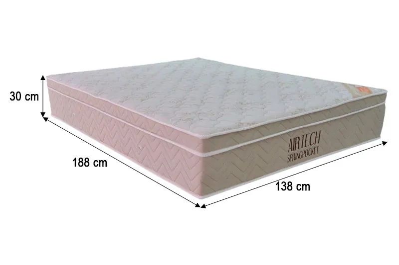 Colchão Casal Airtech Springpocket 30X188X138 Ortobom a544