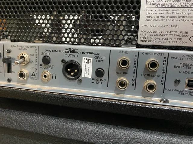 Peavey 6505 MH Amplificador Cabeçote Valvulado - Foto 4