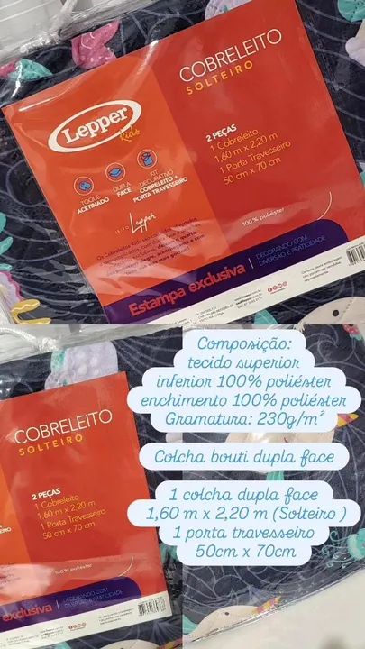 Colcha cobre leito infantil sereias - dupla face - Foto 6