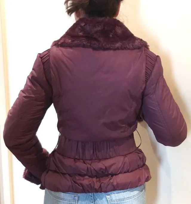 Jaqueta Feminina Marca Canal Nylon (Usado) Super Nova. - Foto 2