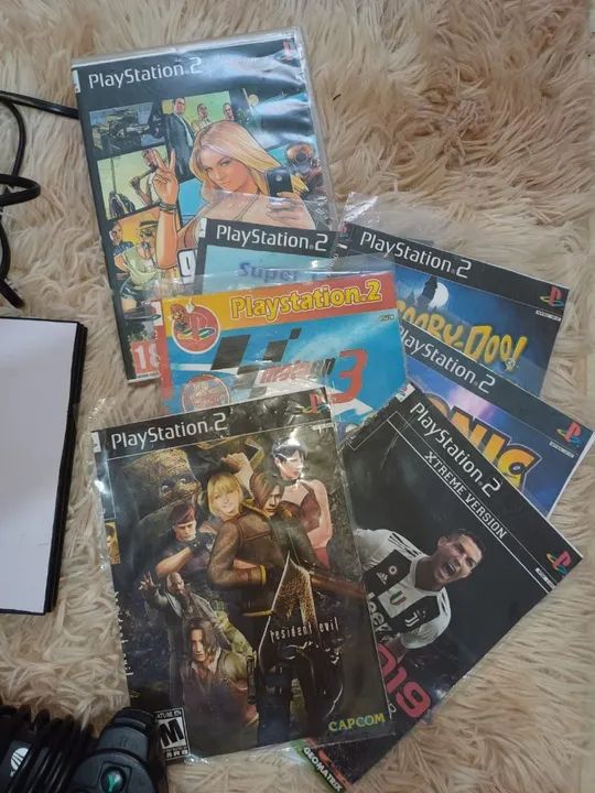 PlayStation 2 Completo com 8 jogos  - Foto 5