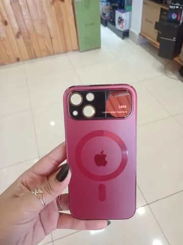 Capa iPhone 13 Vermelho/Bordô  - Foto 2