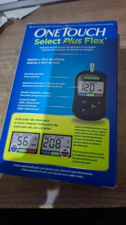 Aparelho de Medição de Glicose ONETOUCH Select Plus Flex - Foto 2