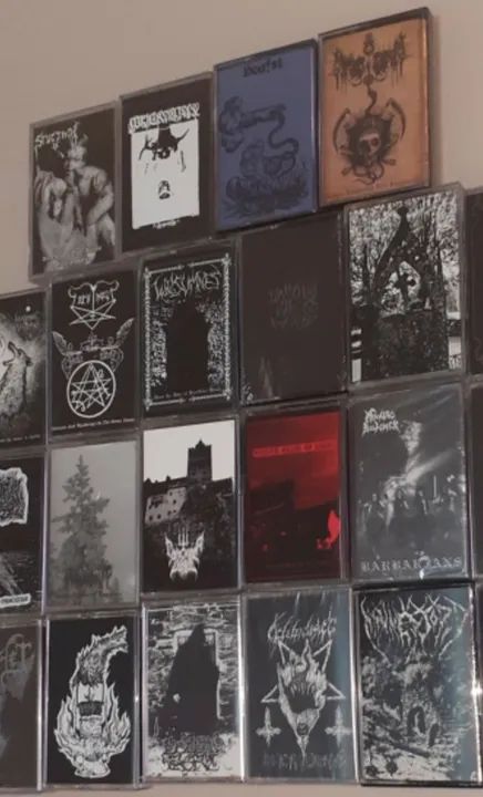 Lote fitas K7 Black Metal - Foto 2