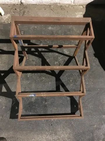 Escada cantoneiras de ferro para galpão armazém carregamento outros - Foto 4