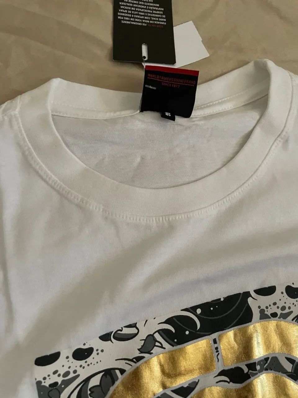 Camiseta manga longa Ecko Unltd, logo Gold tam.GG. - Foto 4