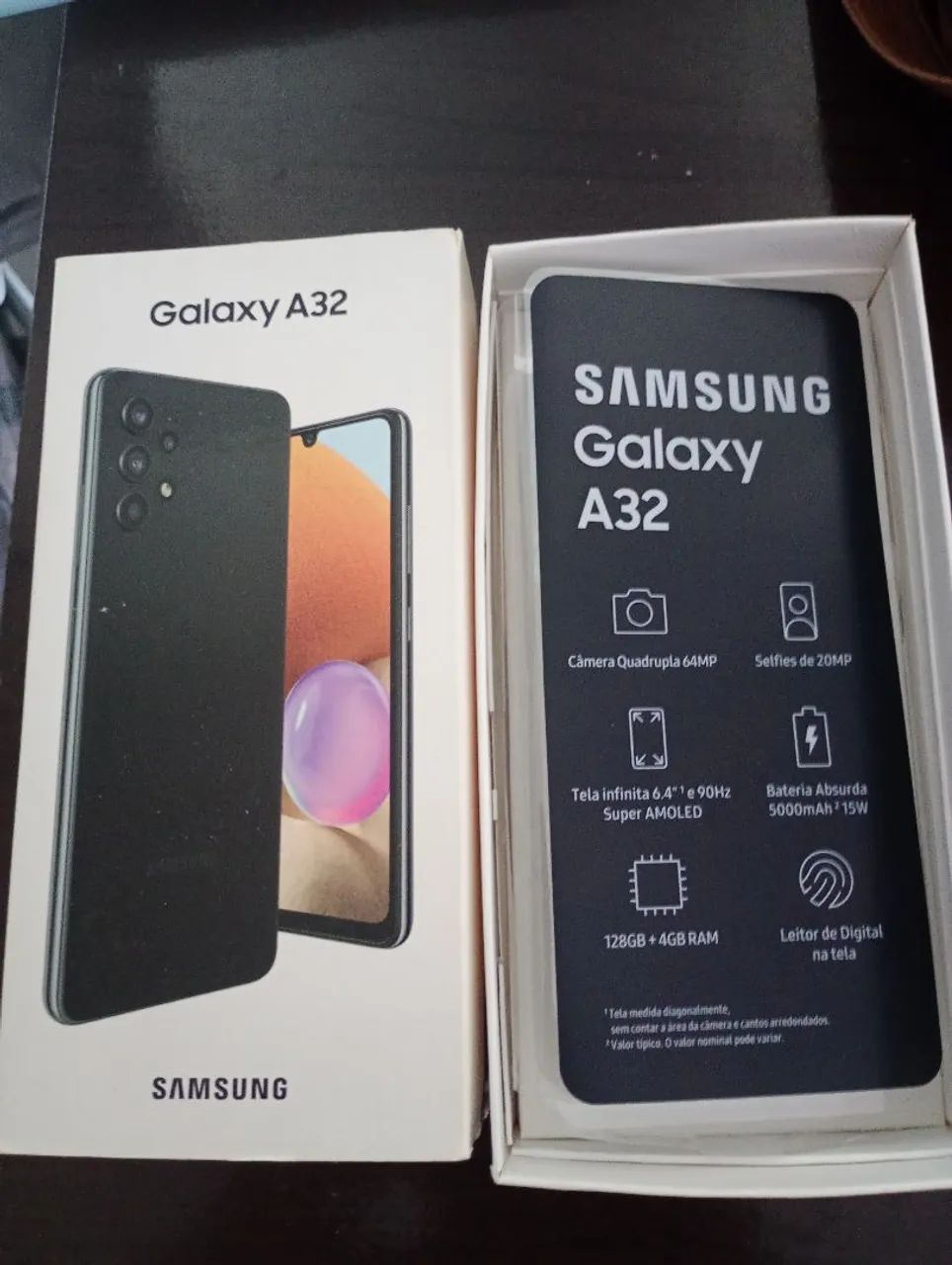 Embalagem vazia de celular e mais duas  carcaça do Motorola g14 e do Samsung A32 - Foto 3