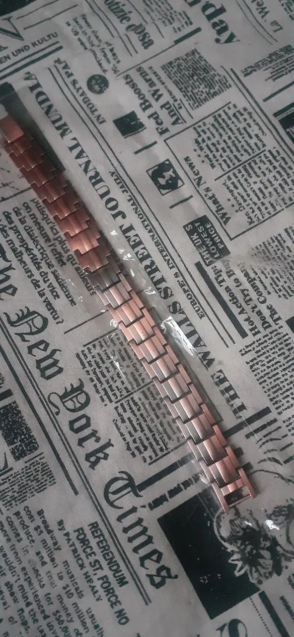 Pulseira  Masculina Cobre - Foto 5