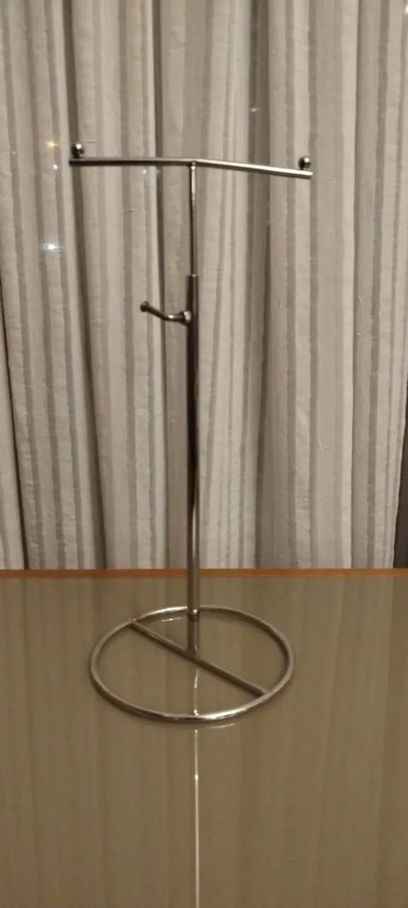 4 Cabideiros de aço inox para bolsas