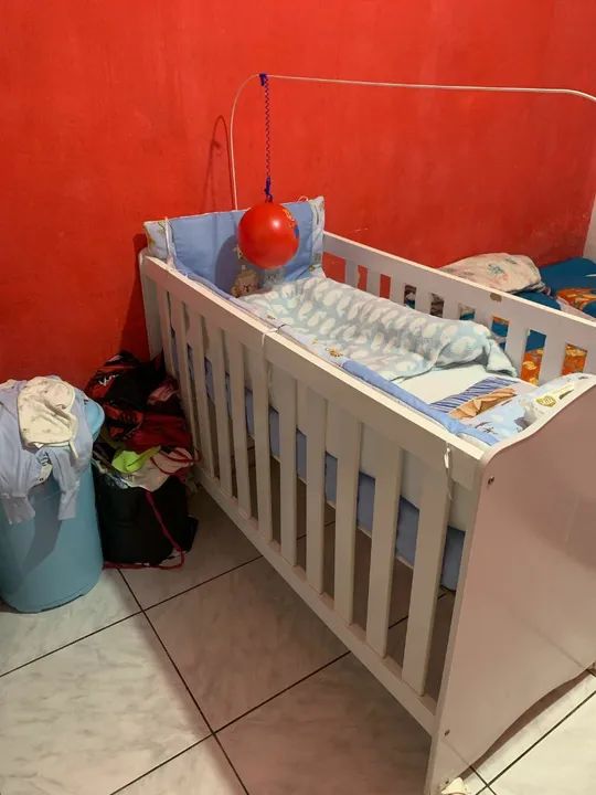 Berço Infantil Branco - Ótimo estado! - Foto 2