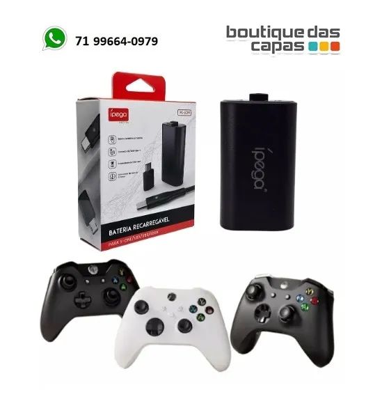 BATERIA RECARREGÁVEL PARA CONTROLE XBOX ONE, XBOX ONE SERIES S E XBOX ONE SERIES X PG-LC04 - Foto 4
