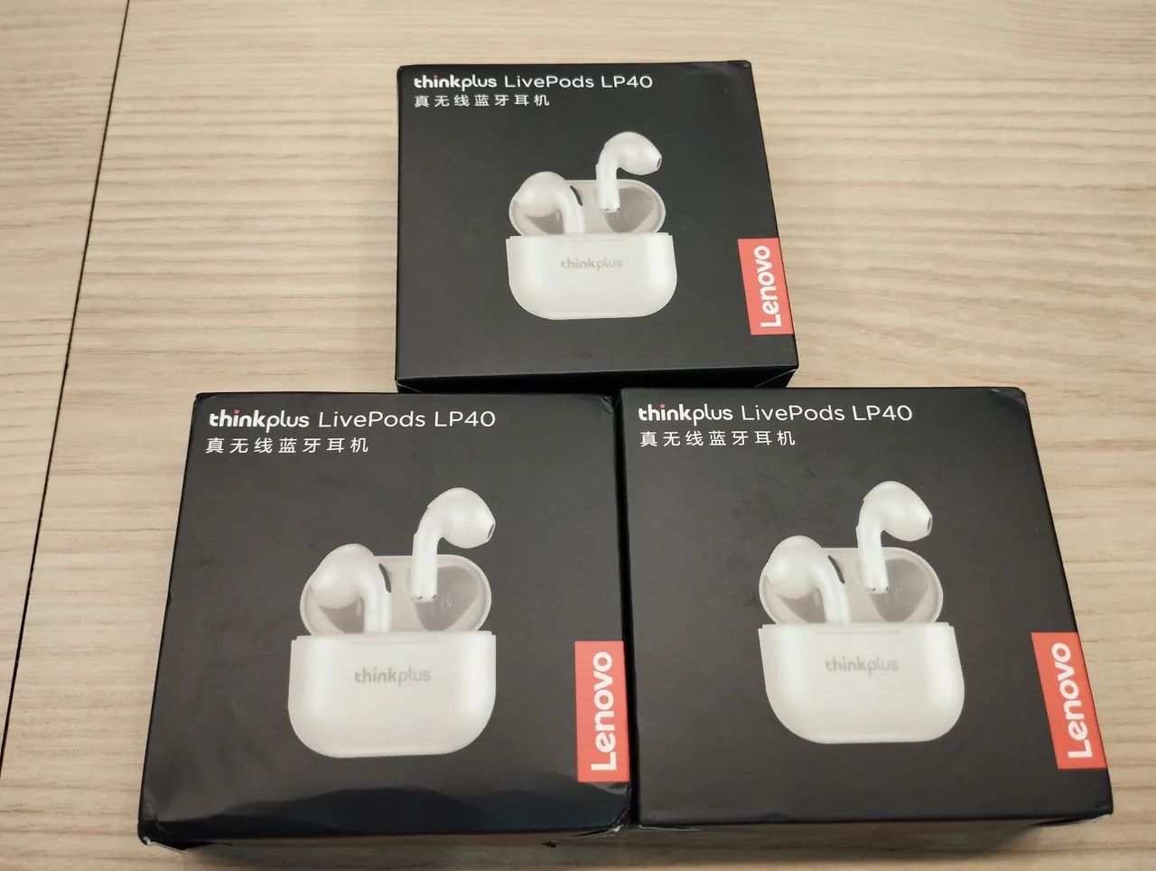 Fone de Ouvido Bluetooth Lenovo Thinkplus LP40 - Novo