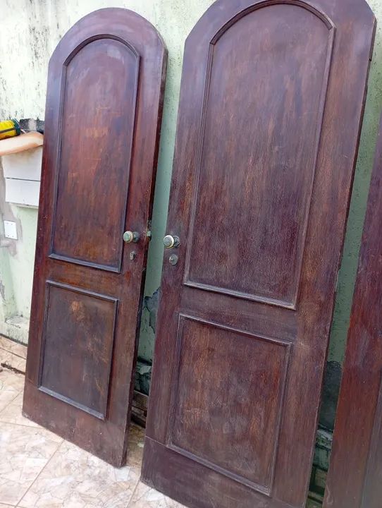Kit com 6 portas madeira Maciça pesada com fechadura 64418995075459125