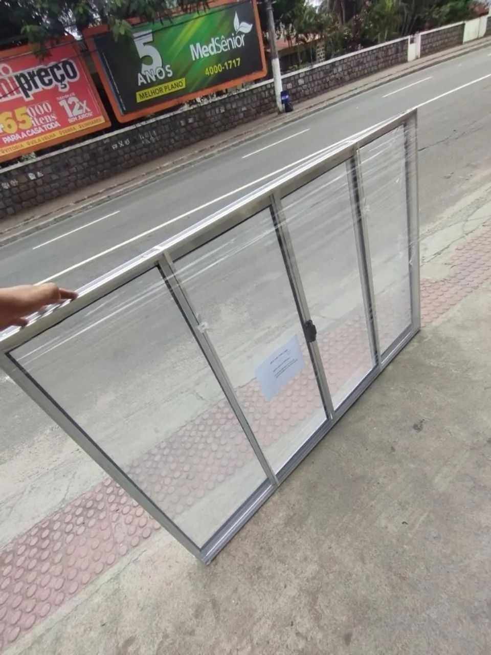 Queima de estoque! Janela 1,00x1,50 4 folhas  - Foto 4