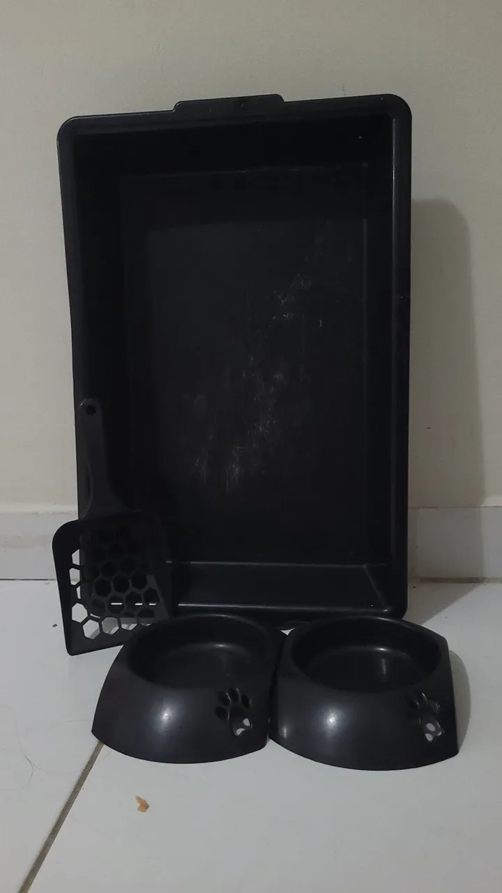 2 Kits Higiene e Alimentação para Gatos - Completo