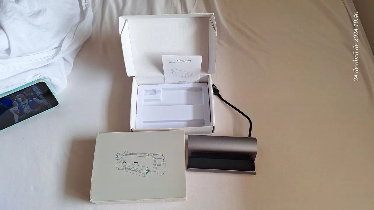 Docking Station 6 em 1 para Steam Deck - Novo - Foto 4